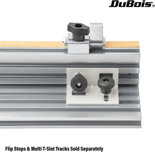 Miniatura 5 de DuBois 51032 Soportes de pista múltiple con pernos hexagonales y tornillos de perilla de montaje, 1/4"-20 x 1", paquete de 2