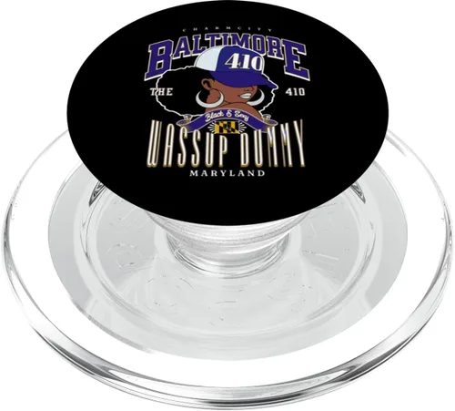 Miniatura 7 de Celebrate Baltimore with Afro Flair PopSockets Adhesive PopGrip