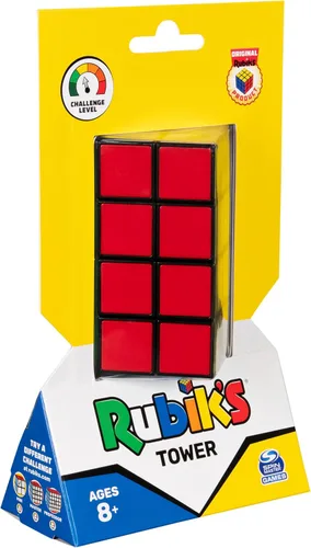 Miniatura 8 de Rubik's Cubo, torre de 2 x 2 x 4, complejo para resolver problemas, rompecabezas clásico a juego de colores, juguete para ansiedad, rompecabezas