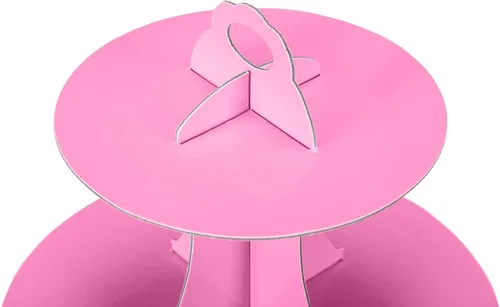 Miniatura 5 de YLDW Soporte para Cupcakes de 3 Niveles, Soporte para Pastel, Torre de Soporte para Cupcakes DIY Escalonada para Exhibiciones de Mesa de Postres