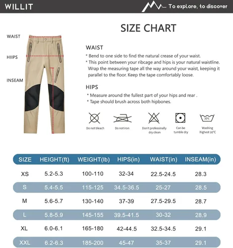 Miniatura 6 de Willit Pantalones de nieve para mujer impermeables cálidos pantalones de senderismo para invierno pantalones para exteriores aislados para clima frío