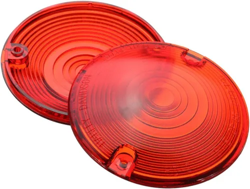 Miniatura 5 de ZYTC - Juego de 2 lentes ámbar para luz direccional de Harley Touring, Electra Glide Road King de 82 mm