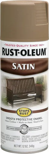 Miniatura 24 de Rust-Oleum 285092 - Pintura en aerosol para prevención del óxido, 12 onzas, transparente satinado Satinado claro