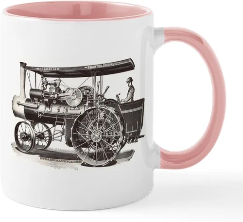 Miniatura 12 de CafePress Baker Steam Tractor Mug Taza de café de cerámica de 11 oz (11.0 fl oz)