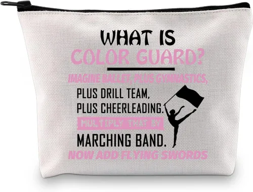 GJTIM Bolsa de maquillaje con protector de color, regalo de guardia de invierno, banda de marcha, regalo de graduación para personas mayores, Bolsa