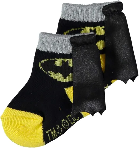 Miniatura 3 de DC Comics Justice League Baby Boys 3-Pack Booties - Batman Baby Socks with Superman and The Flash (3-Pack, 0-12 Months)