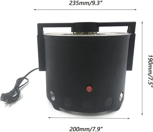 Miniatura 4 de Enfriador de grano de café de 1.1LB Máquina de enfriamiento de tostado eléctrico Placa de enfriamiento de grano de café giratoria con pantalla