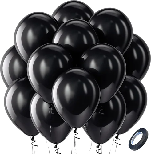 Miniatura 183 de Bezente - Globos de 12 pulgadas de látex con confeti para bodas, graduaciones, despedidas de soltera y cumpleaños, aptos para helio, dorado, 60