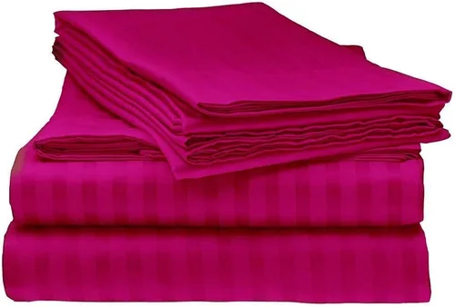 Miniatura 23 de laxlinen Super Suave Calidad 4 Pcs Hoja de cama Set (+ 30 inch) bolsillo extra profundo