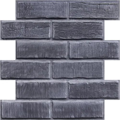 Miniatura 19 de COMSTICKC Paneles de pared de ladrillo sintético 3D para despegar y pegar, 10 piezas de 12 x 12 pulgadas, ladrillos pequeños blancos, papel tapiz