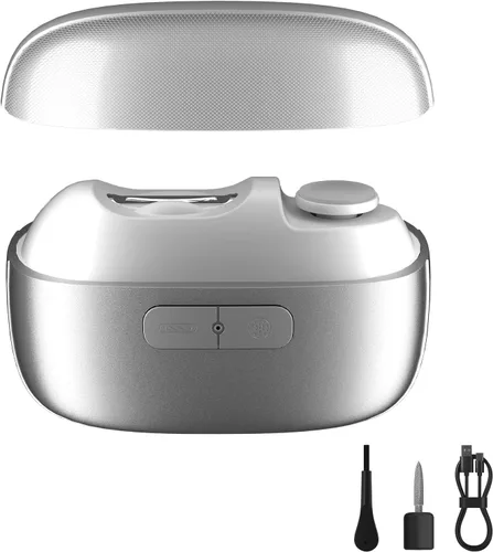 Miniatura 9 de Cortaúñas eléctrico, recortador de uñas eléctrico con almacenamiento de luz y restos de uñas, cortaúñas eléctrico con pulido, cortaúñas automático