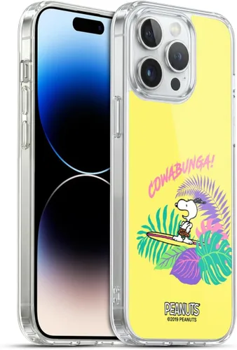 Miniatura 137 de Head Case Designs Peanuts Tropical Surf Snoopy Aloha Disco Gel Funda con licencia oficial [protección de grado militar] compatible con Apple iPhone