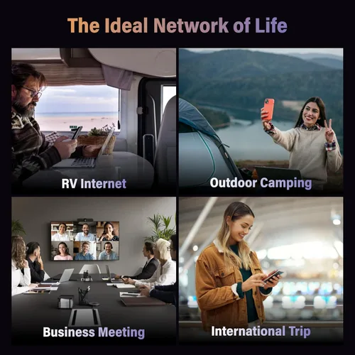 Miniatura 8 de GlocalMe Hotspot móvil G4 Pro 4G LTE con datos globales de 1 GB, hotspot WiFi portátil para viajes en más de 200 países, dispositivo de punto
