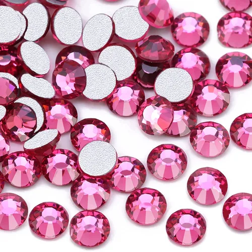 Miniatura 16 de Dowarm 1440 diamantes de imitación SS4 con parte trasera plana, diamantes de imitación de cristal con parte trasera plana de 0.069 pulgadas