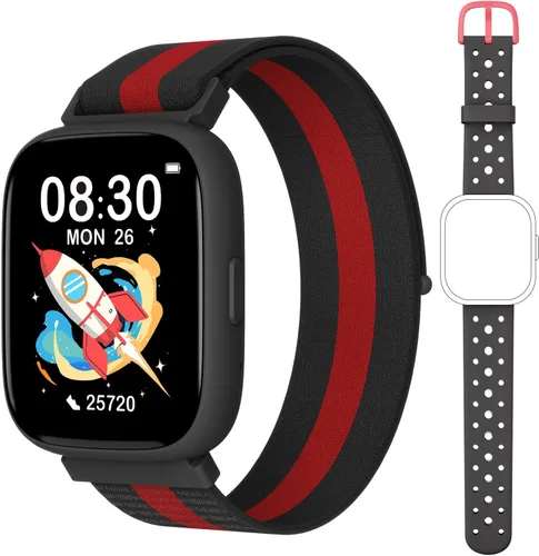 Reloj inteligente para niños sin necesidad de teléfono ni aplicación, reloj de seguimiento de actividad física de 1.83" con podómetro, contador de
