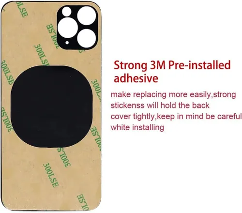 Miniatura 3 de Reemplazo original de cristal trasero para iPhone 11 Pro Max de 6.5 pulgadas, todos los portadores con adhesivo preinstalado y herramienta