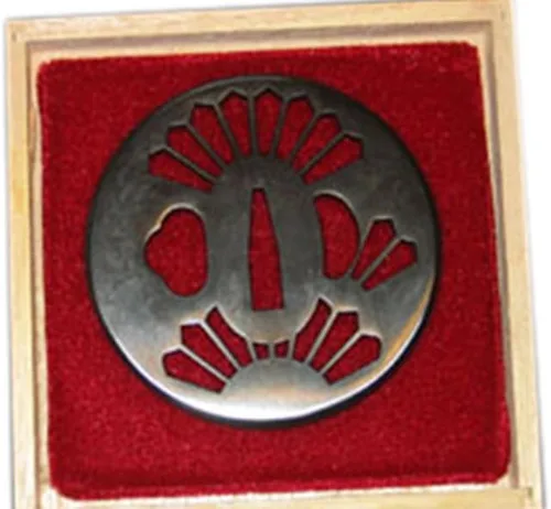 Miniatura 11 de Handmade Sword - Espada Samurai de aleación de hierro Tsuba, con caja de madera, para espadas Katana Wakizashi iron alloy tsuba hand guard, choose