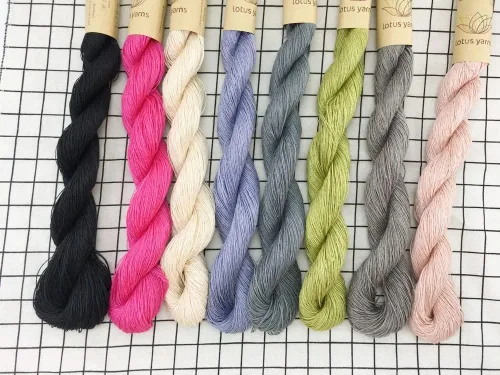 Miniatura 3 de Hilo de ganchillo para tejer a mano, 100 % lino natural, 5.25 onzas, fresco y cómodo para posavasos de verano, chaleco, chal, cárdigan, top 23