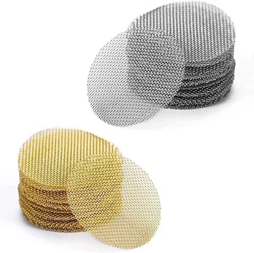 100 pantallas de tubería, filtros de tubo de 3/4 pulgadas, 50 pantallas de tubería de acero inoxidable de primera calidad y 50 filtros de latón