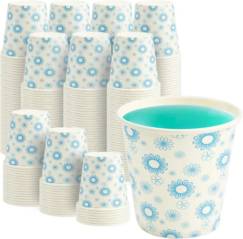 Miniatura 11 de RACETOP Paquete de 1000 tazas de café de papel de 8 onzas desechables, tazas de café caliente de 8 onzas, taza de café de oficina