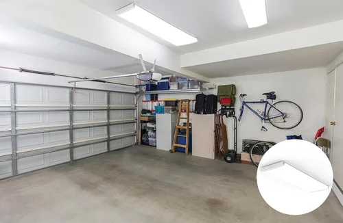 Miniatura 9 de Lithonia Lighting TruWrap - Lámpara de techo LED de 4 pies, luz LED envolvente de bajo perfil, lúmenes ajustables, seleccionable blanco