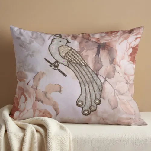 Miniatura 17 de Decozen Fundas de almohada decorativas con estampado de pájaros con diseño floral para decoración del hogar, sala de estar y dormitorio, funda