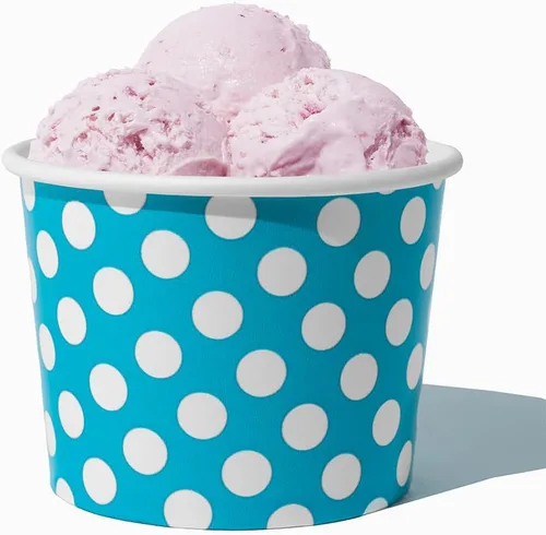 Miniatura 5 de UNIQ 16 oz 1000 Pack Cowbunga Cow Print Ice Cream Cups Disposable Leak Resistant Paper Dessert Cups for Frozen Yogurt, Gelato, Soup & Hot Foods