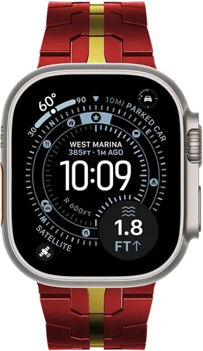Miniatura 20 de KADES Correa de acero inoxidable compatible con Apple Watch Band Ultra 3/2/1 de 1.73 pulgadas Series 11/10 de 1.81 pulgadas/1.65 pulgadas, Series