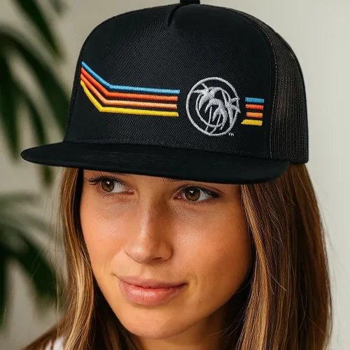 Miniatura 3 de Aquarius Gorra de béisbol unisex con diseño bordado, gorra de béisbol ajustable (negro)