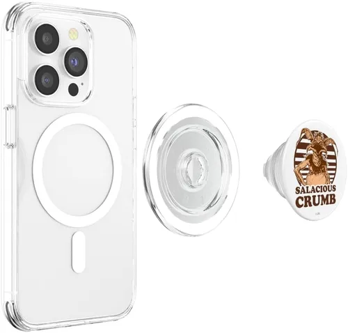 Miniatura 4 de Star Wars Salacious Crumb - Retrato a rayas PopSockets MagSafe PopGrip para iPhone