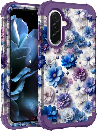 Hocase Funda para Galaxy A37 5G, protección resistente a prueba de golpes, parachoques de goma de silicona suave+funda protectora híbrida de