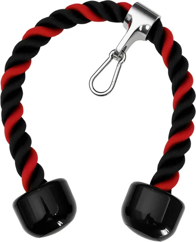 Miniatura 4 de Accesorios de cable de cuerda de tríceps pesados, accesorios de máquina de cable para gimnasio en casa, cuerda de tríceps de nailon para accesorios