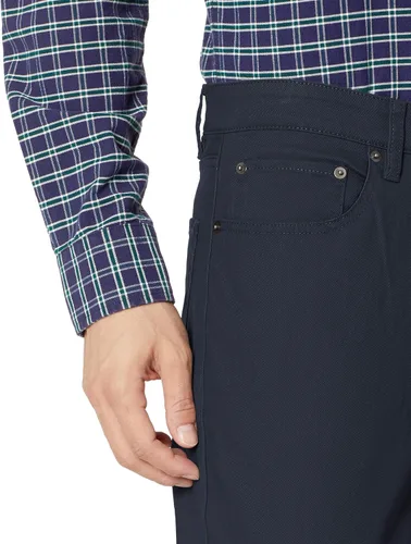 Miniatura 3 de Tienda Essentials Pantalón de sarga elástica de 5 bolsillos para hombre