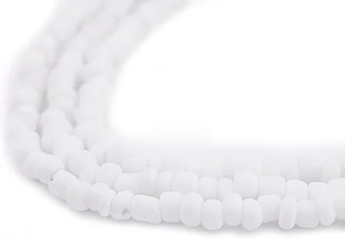 Miniatura 9 de TheBeadChest - Cuentas de vidrio Java negro (0.157 in, hilo de 48 pulgadas)