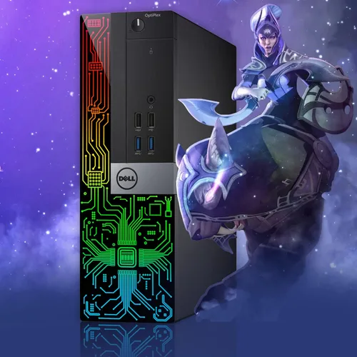 Miniatura 5 de Dell Escritorio para juegos OptiPlex 3060 SFF RGB, Intel Core i5-8500, 16GB RAM, 512GB NVMe, 1TB HDD, monitor HDMI de 22 pulgadas, GeForce GT 1030
