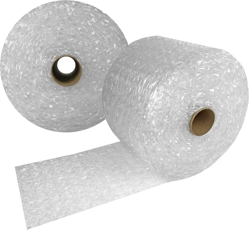 UBOXES - Rollo de amortiguación de burbujas, 130 pies x 12 pulgadas de ancho, grande de 1/2 pulgadas, burbujas transparentes, envoltura transparente