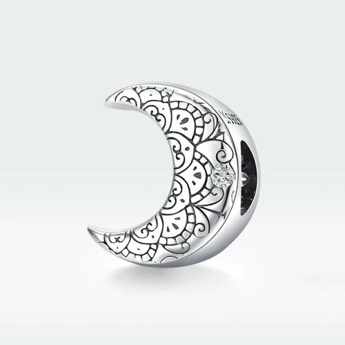 Miniatura 2 de Abalorio de plata de ley 925 con diseño de ojo del diablo con la mano de Fátima para pulsera Pandora