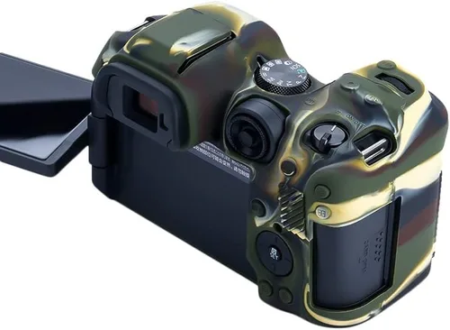 Miniatura 6 de Rieibi EOS R7 Funda De Cámara, Funda De Silicona Para Canon Eos R7 Cámara Digital, Cubierta Protectora De Silicona Para Canon R7 - Camuflaje