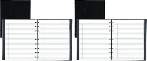 Miniatura 8 de Blueline MiracleBind - Cuaderno de 1 materia, regla media/universitaria, cubierta morada, (75) hojas de 9.25 x 7.25 pulgadas