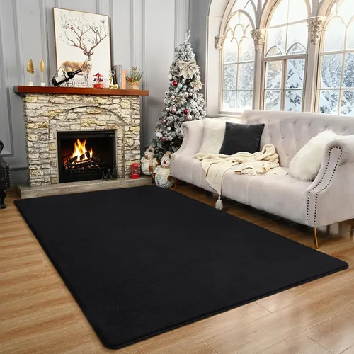 Miniatura 34 de Amearea Alfombras modernas para dormitorio, sala de estar, alfombra de espuma viscoelástica gruesa de 4 x 6 pies, alfombra de espuma viscoelástica