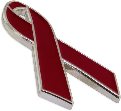 Miniatura 15 de PinMart Awareness - Pin de solapa esmaltado – Pin de cinta chapado en níquel y oro – Cinta de prevención y conciencia – Broche de joyería con parte