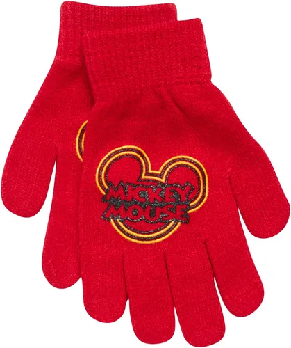 Miniatura 6 de Disney Conjunto de sombrero de invierno de Mickey Mouse y 2 pares de guantes o guantes edad 2-7