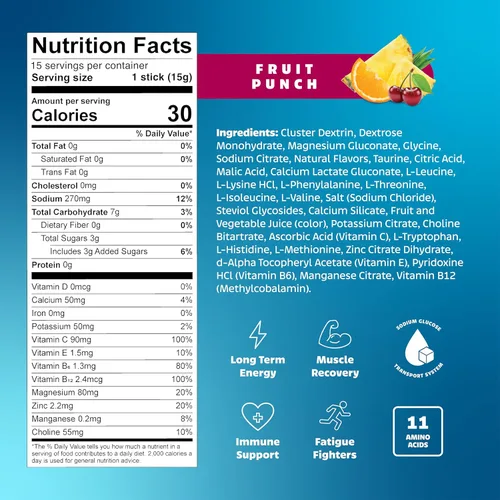Miniatura 6 de LIVPUR - Mezcla de bebida con electrolitos, polvo de hidratación instantánea con vitamina C, B6, B12 y aminoácidos esenciales para apoyo muscular