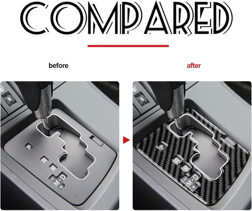 Miniatura 3 de AIRSPEED Cubierta Adhesiva de Consola Central de Fibra de Carbono para Cambio de Marchas Panel Interior para Mazda 3 2010 2011 2012 2013 Accesorios