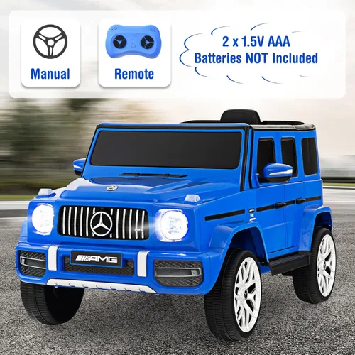 Miniatura 5 de INFANS Mercedes Benz G63 - Vehículo eléctrico de 12 V con control remoto, puertas dobles abiertas, música, Bluetooth, suspensión de ruedas, funciona