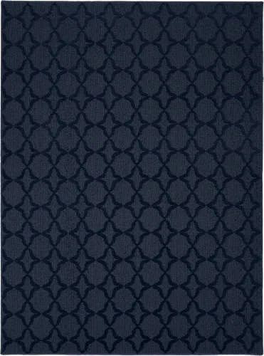 Miniatura 209 de Garland Rug Sparta - Alfombra antideslizante de polipropileno de 2 pies x 12 pies, color negro, ideal para salas de estar y pasillos, elegante