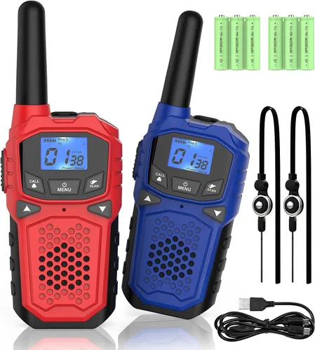 Walkie Talkies para adultos, radio bidireccional de largo alcance WokTok para camping, senderismo, accesorios de senderismo, equipo de campamento,