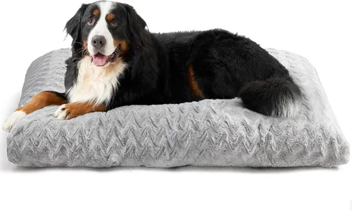 Miniatura 30 de EHEYCIGA Cama lavable para perros medianos para jaula de 29 x 21 pulgadas, almohadilla reversible para perreras para perros con un peso de hasta 35