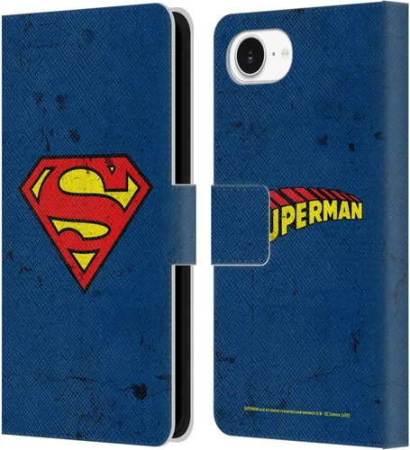 Miniatura 101 de Head Case Designs Funda de piel con licencia oficial de Superman DC Comics con logotipos negros y rojos compatible con Apple iPhone 11