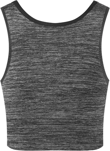 Miniatura 3 de XUJI - Camiseta compresora sin mangas de algodón transpirable para mujer, con banda elástica y colores (M-6XL)